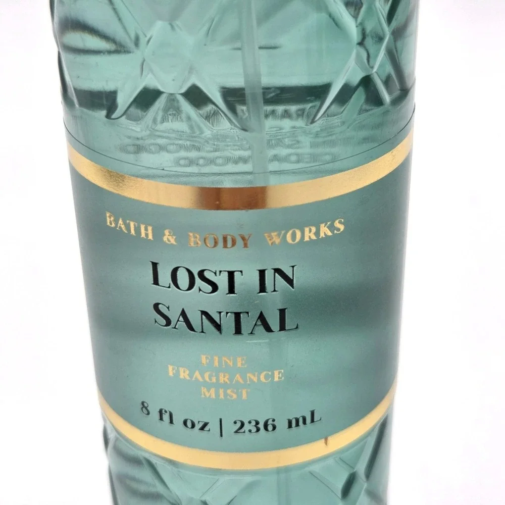 BATH & BODY WORKS LOST IN SANTAL FINE FRAGRANCE MIST BODY SPRAY 8 OZ NEW